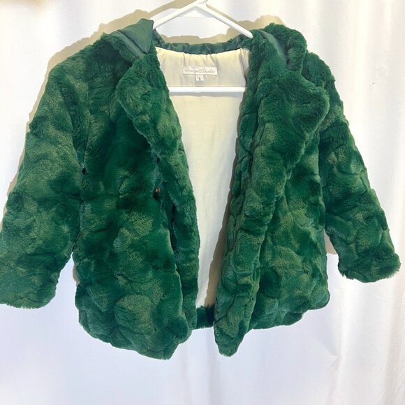 Fancy Winter Faux Fur Pea Coat from Spain - Picture 1 of 15